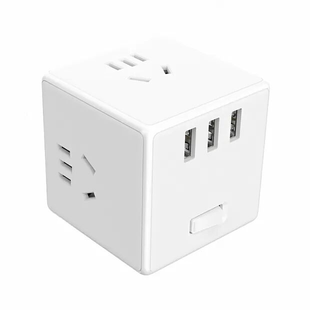 Переходник Mijia Cube Converter Improved Version (White/Белый) - 1