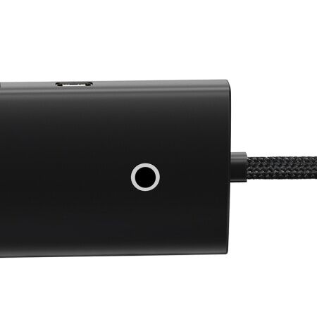 Переходник/Адаптер BASEUS Lite Series 4-Port, Разветвитель, USB - 4xUSB3.0, черный, кабель 0,25см - 4