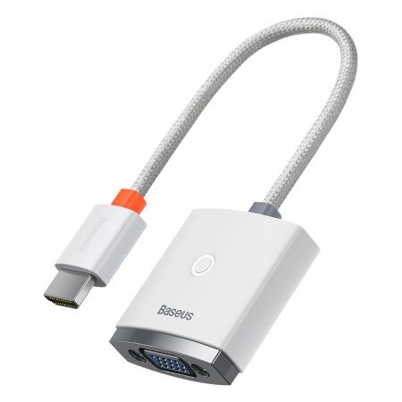 Переходник/Адаптер BASEUS Lite Series Adapter, HDMI - VGA, белый - 2