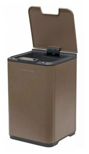 Умное мусорное ведро Ninestars Waterproof Sensor Trash Can 10л (DZT-10-35S) сенсорный экран+двойное ведро (Gold) - 3