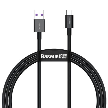 Кабель USB BASEUS Superior Series Fast Charging, USB - Type-C, 66W, 2 м, черный - 1