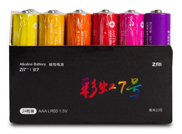 Батарейки AAA - ZMI Rainbow ZI7 (AA724) (24шт) - 4