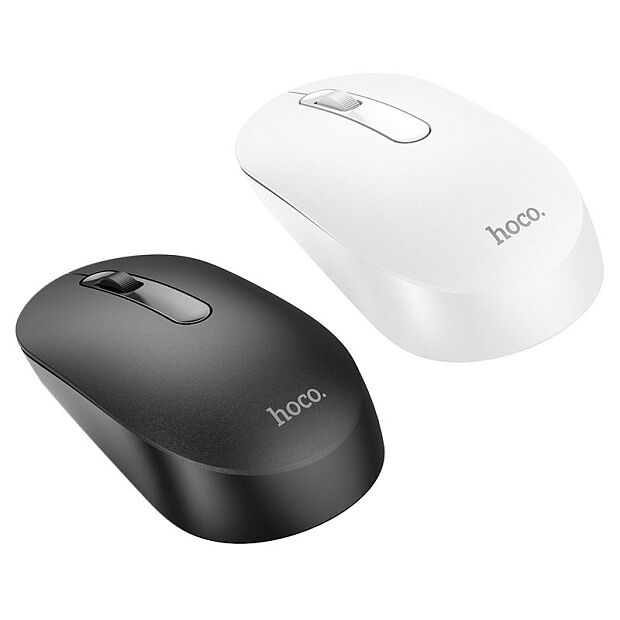 Мышь беспроводная Hoco GM14 Platinum 2.4G Business Wireless Mouse (Black) - 2