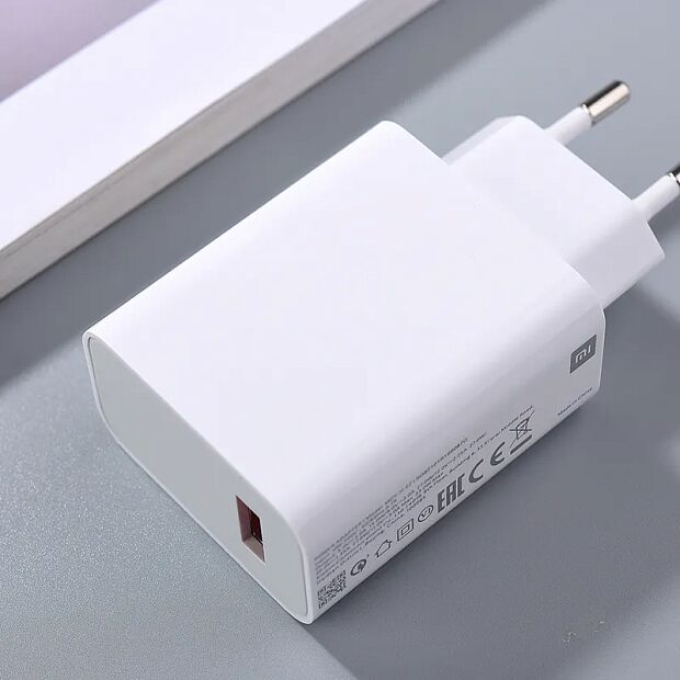 Зарядное устройство Xiaomi 33W Wall Charger с USB-входом (MDY-11-EZ) (White) EU - 1