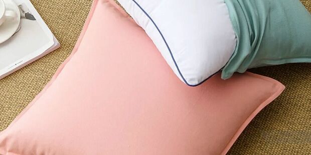 Хлопковая подушка Xiaomi Nightly Chrome Style Pillow (Pink/Розовый) - 3