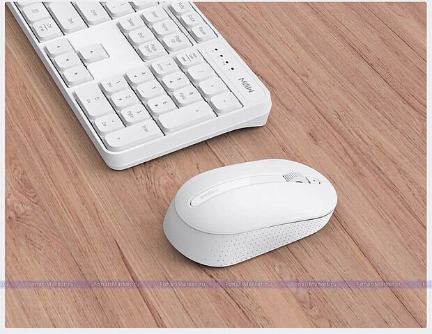 Комплект (компьютерная клавиатура и мышь) Xiaomi MIIW Mouse & Keyboard Set (White/Белый) - 2