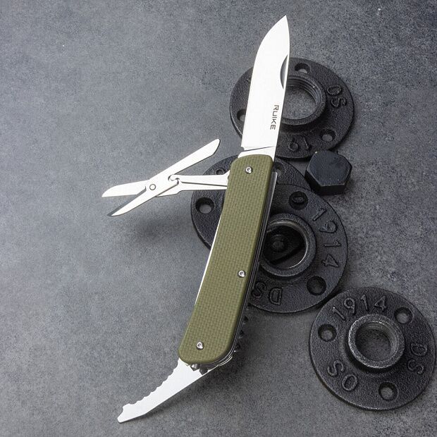 Нож multi-functional Ruike L31-G зеленый - 6