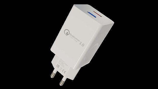 СЗУ  Smart 2USB 3.0A QC3.0 быстрая зарядка More choice NC55QC белый - 3