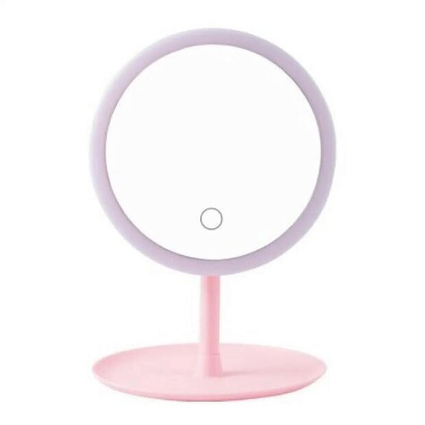 Зеркало косметическое DOCO Daylight Small Pink Mirror Pro (розовое) - 2