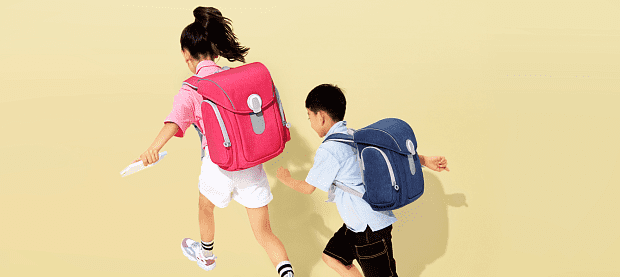 Рюкзак школьный Ninetygo smart school bag 90BBPNT21118W (Peach) - 4