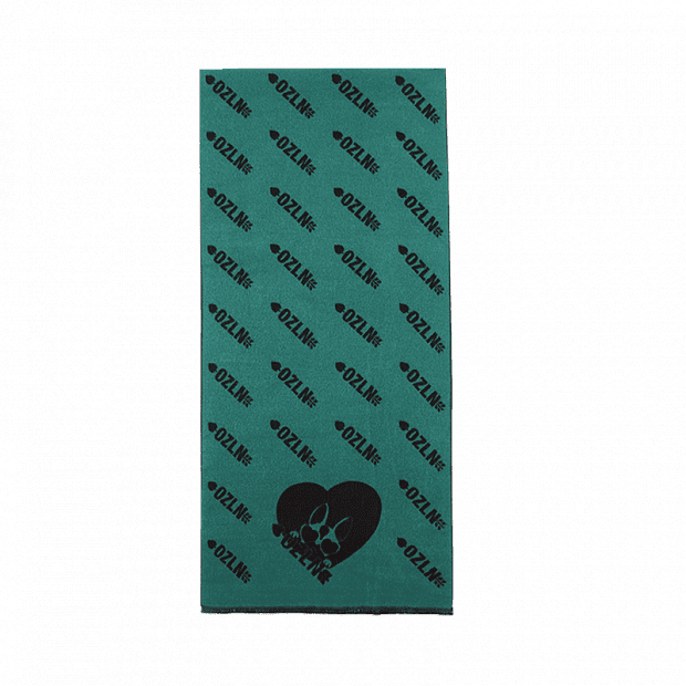 Шарф Ozlana Merino Wool Scarf With A Heart And An Inscription (Green/Зеленый) 