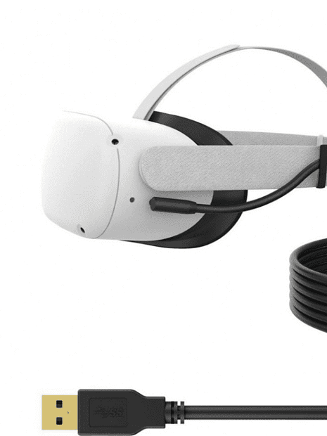 Кабель MiMAXO для Oculus Quest 2 Link Cable (5м) (USB 3.0 Type A-Type C) (Black) - 4