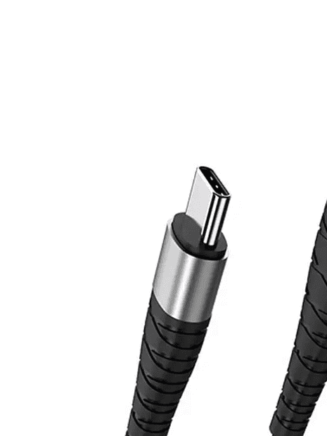 USB кабель BOROFONE BX32 Munificent Type-C, 0.25м, 5A, нейлон (черный) - 7