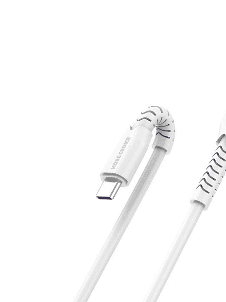 Дата-кабель Smart USB 5.0A для Type-C More choice K51Sa TPE 1м белый - 4