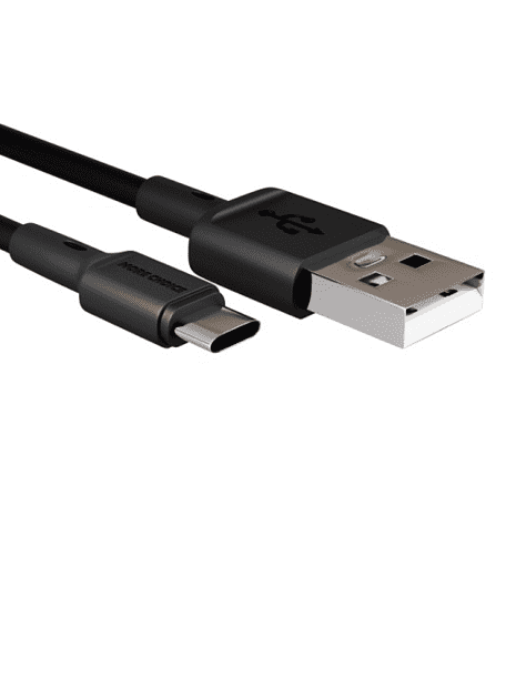 Дата-кабель USB 2.0A для Type-C More choice K14a TPE 2м Черный - 1
