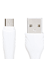 USB кабель BOROFONE BX18 Optimal MicroUSB, 2м, PVC (белый) - фото