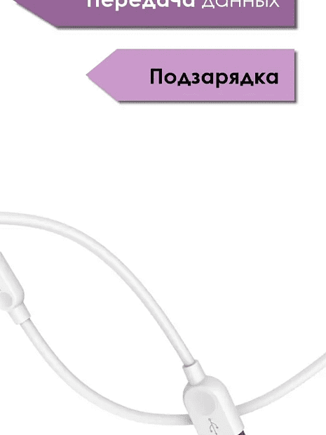 USB кабель BOROFONE BX14 LinkJet MicroUSB, 1м, 2.4A, PVC (белый) - 7