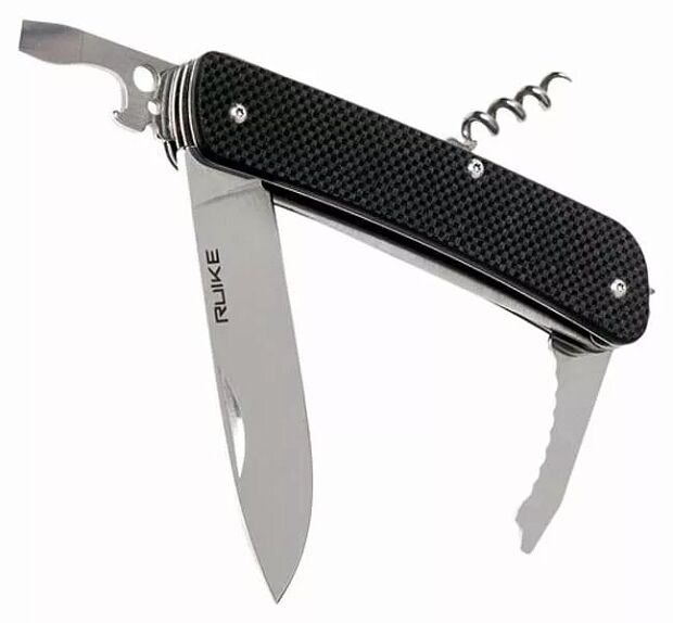 Нож multi-functional Ruike L32-B черный - 5
